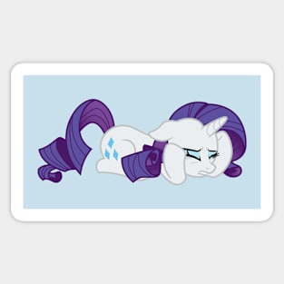 Rarity has a breakdown Sticker